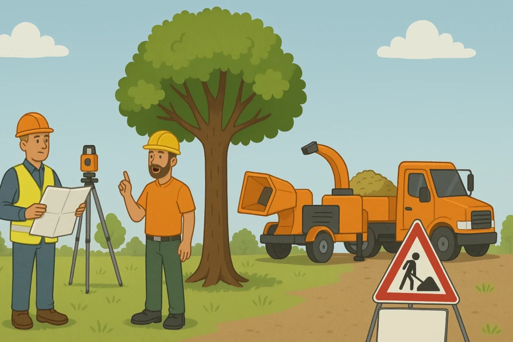 Baumfachliche Baubegleitung für optimale Baustellenkoordination für Baupflege